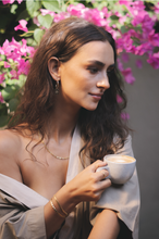 Load image into Gallery viewer, drop earrings / small hoop earrings