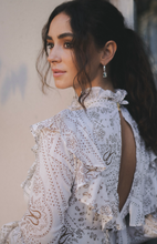 Load image into Gallery viewer, aquamarine-earrings